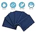 Mia'sDream Microfiber Cleaning Cloth Kitchen Cleaning Rags, Waffle Weave Dish Towels fo Kitchen, Fast Drying Dish Rags Dish Cloths for Washing Dishes,12inch X 12inch,6 Pack, Navy Blue