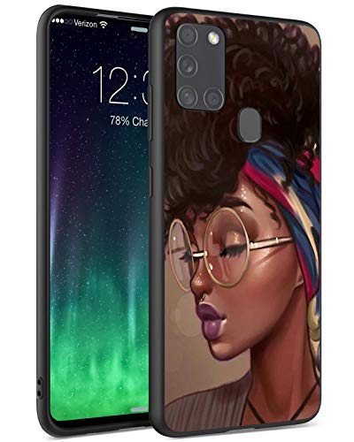 Amazon Samsung A21s Black Case Samsung Galaxy A21S Case(Not Fit