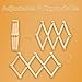 Timoo Expandable Hat Rack Accordion Hanger 10 Hooks Wall Rack for Coat, Hat, Cap, Belt, Coffee Mug, 2 Pack