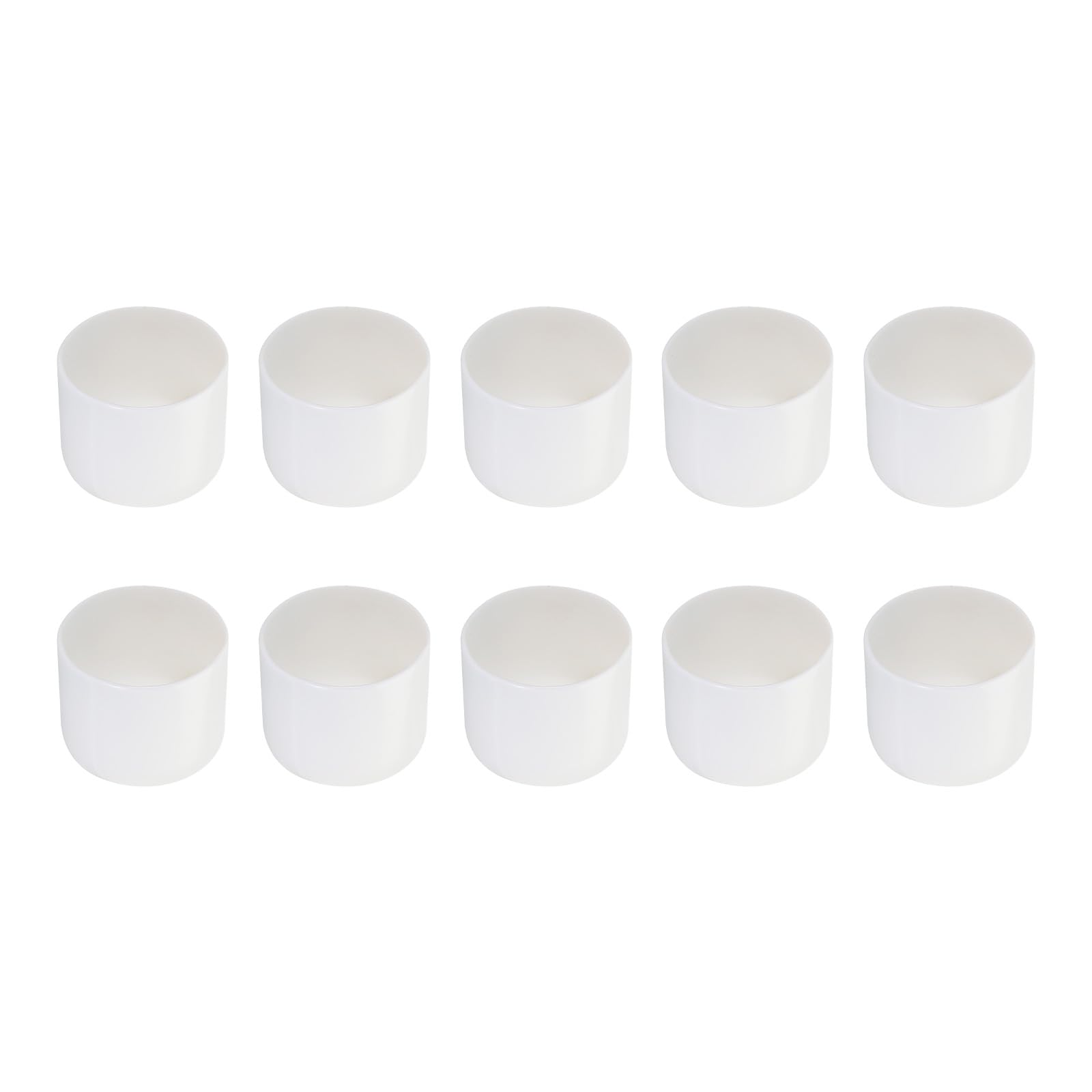 Rebower 10 Pack Screw Thread Protector Cover Rubber End Caps, [for Screw, Bolt, Rod End Cap] - 1 1/8 inch(29mm) inner dia/White — image 1