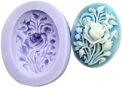 TaoNaisi Rose Silicone Resin Clay Molds Handmade Resin Mold Polymer Clay Mold