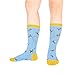 HAPPYPOP Funny Socks for Women Girls Bee Socks, Bee Gifts for Women Bumble Bee Gifts, Yellow Socks Cute Socks Insect Socks