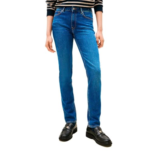Tommy Hilfiger Women's Flo Slim Fit Jeans, Blue (Flo), 32W/28L
