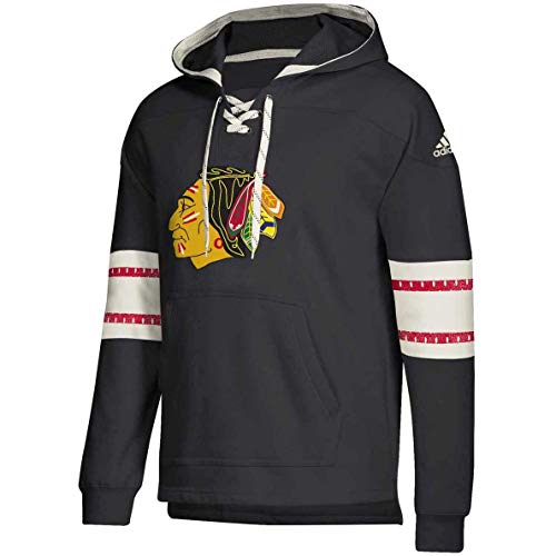 adidas Chicago Blackhawks Hoodie Pullover Vintage Jersey Hood