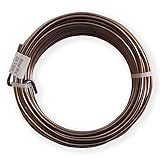 Anodized Aluminum 3.0mm Bonsai Training Wire 250g Large Roll (40 feet) - Choose Your Size and Color (3.0mm, Brown)