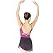 Danzcue Womens Chiffon Ballet Dance Wrap Skirt With Waist Tie, Black, M/L