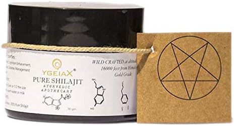 ygeiax Himalayan Shilajit Resin, 300 Servings, 30 g