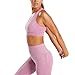 WODOWEI Women 2 Piece Outfits Sports Bra Seamless Leggings Yoga Set Long Pants Gym Clothing