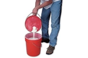 CDF 5HD-200 | 5 Gallon EZ-Strainer insert | Particle Free Liquids | 200 Micron for Filtering Paint | White Mesh