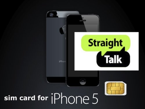 Straight Talk AT&T Compatible NANO Size SIM Card for AT&T Phones and Unlocked GSM Phones