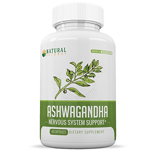 Premium Ashwagandha Supplement for Natural Anxiety Relief, Increased Energy, & Stress Support with Black Pepper for Absorption - 1300mg - by Natural Pathway - 60 Capsules