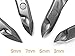 GERMANIKURE Standard Professional Cuticle Trimmer - 1/4 Quarter Jaw Nipper - Ethically Made in Germany - FINOX Stainless Steel Sharp Cuticle Remover in Leather Case – Manicure Tool, r173, 3mm