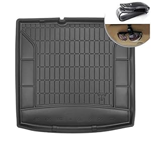 Frogum 3D rubberen mat flexibele kofferbakmat 1 stuk rubber zwart De mat past perfect voor Skoda Fabia III Combi vanaf…