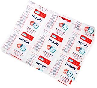 Herolily Extreme Freeze Non Toxic 16 x 11 Inch 2 Ply Layer Standard Disposable Heat &amp; Ice Pack - 12 Sheet
