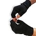 Large Moisturizing Gloves Men & Women- Reusable Black Touch Screen Moisturizing Gloves