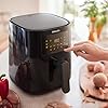 Philips-Essential-Air-Fryer-with-Rapid-Air-Technology-08Kg-41L-1400-Watt-Black-HD925291 Philips Essential Air Fryer - 4.1 L, 0.8Kg, 1400 watt, Recipes (NutriU App), 7 cook presets, Rapid Air Technology…