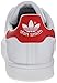 adidas Men's Originals Stan Smith Sneaker, White/White/Collegiate Red, 9 M US