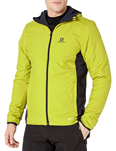 Salomon Men's Drifter Mid Hoodie Citronelle, Medium