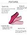 Swimming Women Water Shoes Quick Dry Aqua Socks (2.Fushia, XXL:9-9.5 US women/8-8.5 US men)