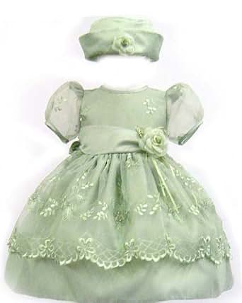 Baby girl dresses for special occasions green