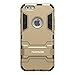 iPhone 6 Case, Pasonomi® [Heavy Duty] [Shock-Absorption] [Kickstand Feature] Hybrid Dual Layer Armor Defender Full Body Protective Case Cover for iPhone 6 4.7Inch (Golden)