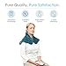 Pure Enrichment PureRelief Neck & Shoulder Heating Pad - 4 Heat Settings, Auto Shut-Off, Universal Fit, Magnet Closure, Soft Micromink, Storage Bag, 5-Year Warranty, Machine Wash (Turquoise Blue)