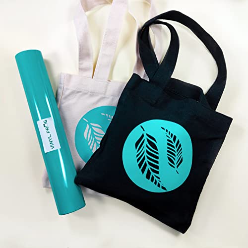 VINYL FROG Wärmetransfer-Vinyl Bundle - 10 Bögen Schwarzes Bügelvinyl 30,5x25,4cm