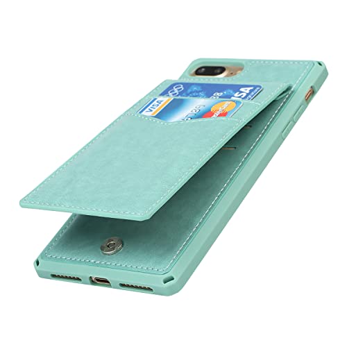 iCoverCase for iPhone Plus/8 Plus Wallet Case with Card Holder