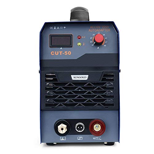 SUNGOLDPOWER 50A Air Plasma Cutter Inverter DC Digital Display IGBT Portable With Accessories Welding Machine Inverter Cutting 50Amp 110V and 220V