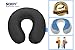 Sojoy Memory Foam Travel Pillow Head Neck Chin Support for Comfortable Sleep Long Trip on Car, Airplane Adults Size(12X11X4)