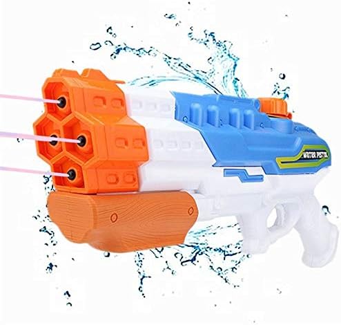 格安店 Tcspd ウォーターガン浸す4ノズル水ブラスター潮吹きガン30フィート水ピストル水夏の屋外スイミングプールビーチおもちゃファイト