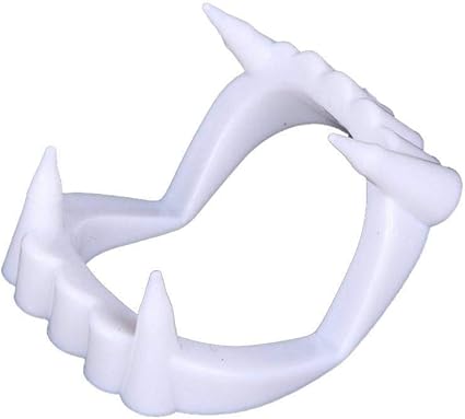 Dent De Vampire En Plastique - Impossible D�enlever Ses Dents De Vampire.