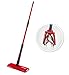 Vileda System Easy Twist Flat Mop, 1 Count (Pack of 1), Red