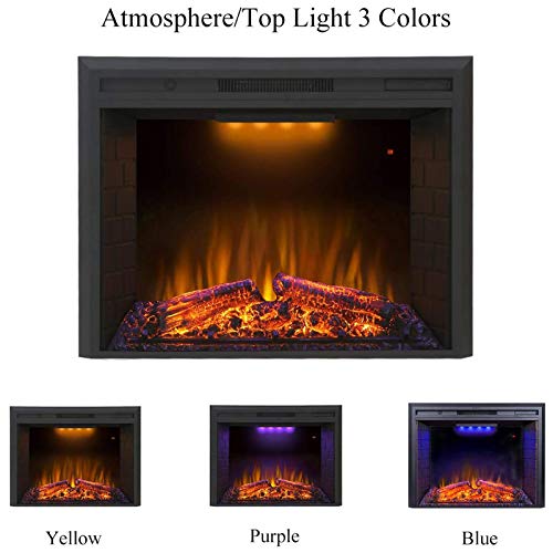 Valuxhome Electric Fireplace, 36 Inches Fireplace Insert with