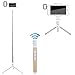 Zonman®Bluetooth Extendable Selfie Stick with Tripod Stand + Portable Pocket Spotlight for Smartphones(Gold)