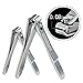 Nail Clippers, Nail Clippers for Woman and Men Professional Stainless Steel Nail Cutter, Toe and Finger Manicure Set,Nail Trimmer for thick nails