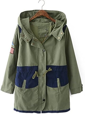 Season Show Casual Hoodie Jackets Cotton Jacket Army Green L