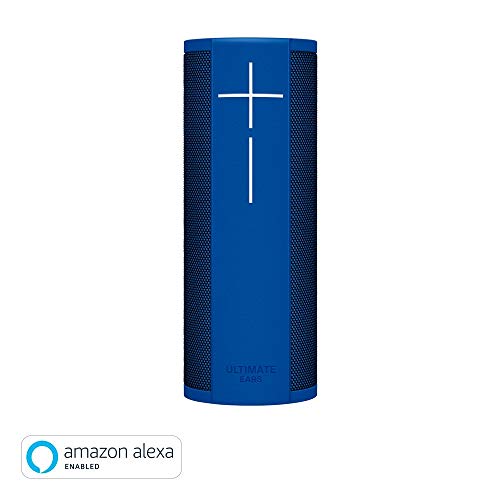 Ultimate Ears MEGABLAST Enceinte portable Wi-Fi/Bluetooth avec service vocal Amazon Alexa intégré (étanche) Bleu