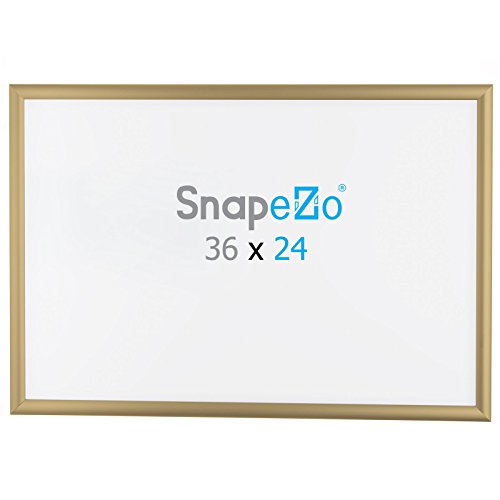 image for SnapeZo Poster Frame 24x36 Inch, Gold 1