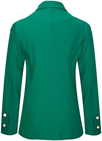 HaoMing Fashion Casual Work Blazer Office Jacket Lightweight For Women Juniors