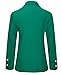 HaoMing Fashion Casual Office Work Blazer Solid Color Jacket for Women Juniors