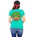 Teenage Mutant Ninja Turtles TMNT Raphael Costume Juniors Green T-shirt with Red Eye Mask (Juniors X-Large)