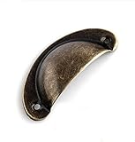 UniDecor Steel Metal Kitchen Cabinets Furniture Wardrobe Medicine Handle Vintage Drawer Knobs Pulls 30pcs/lot Antique Bronze ( C.C: 2.56 inch 65mm Length: 3.23 inch 82mm Width: 1.22 inch 32mm)