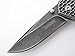 Kershaw Kai 1316 Small Black Oxide Snake Skin Design Folding Framelock Pocket Knife Speedsafe Assisted Flipper