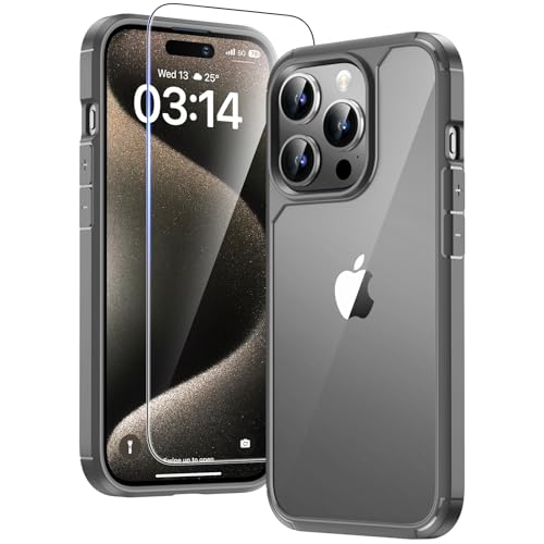 TAURI for iPhone 15 Pro Case, Grey