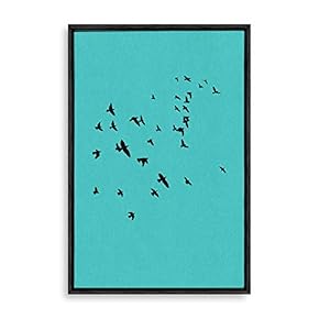 Framed Canvas Wall Art for Living Room, Bedroom Simple Style Theme Canvas Prints for Home Decoration Ready to Hang - 16x24 inches