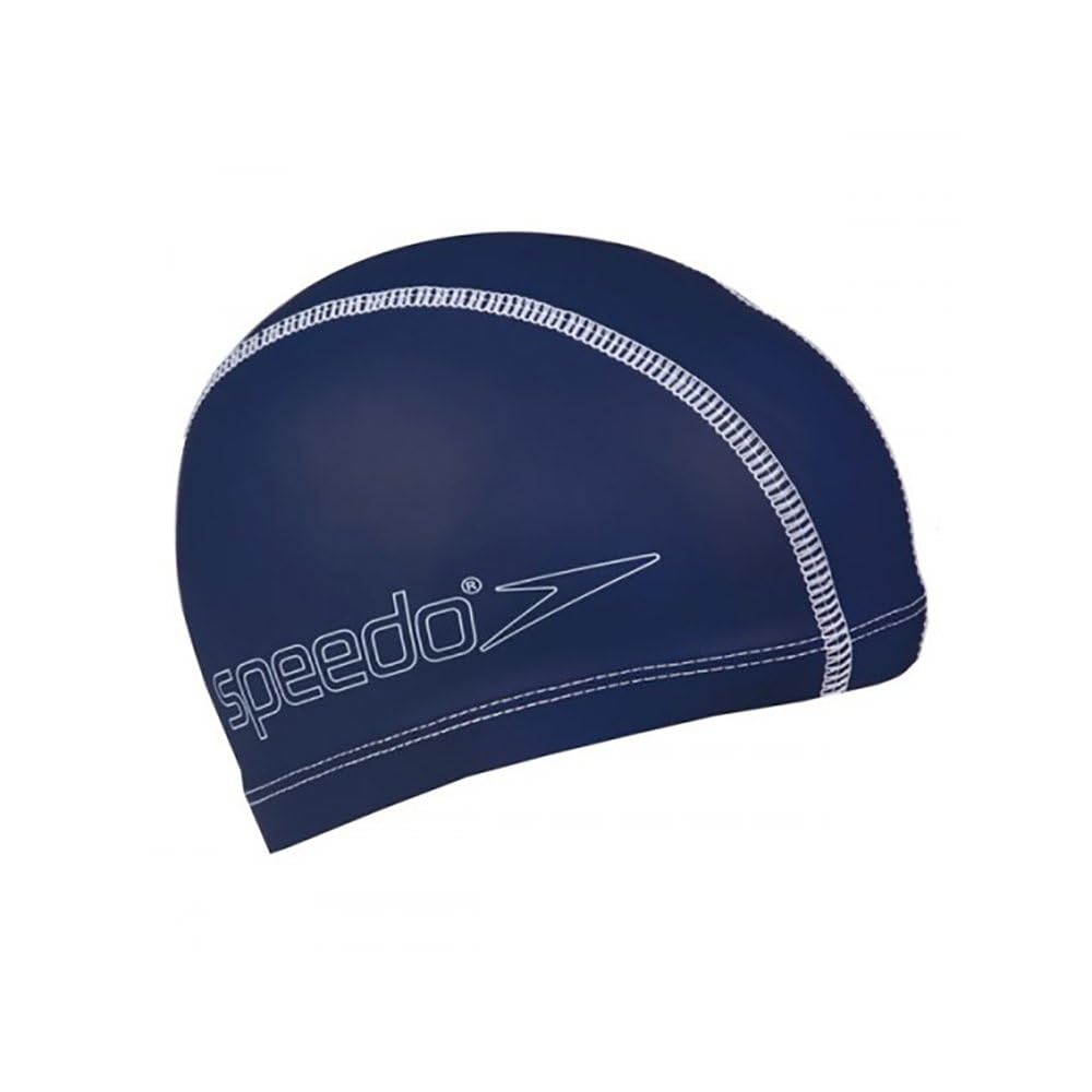 Speedo Unisex-Youth Pace Swimming Cap | Kids Swim | Dry Hair, Speedo Navy, One Size