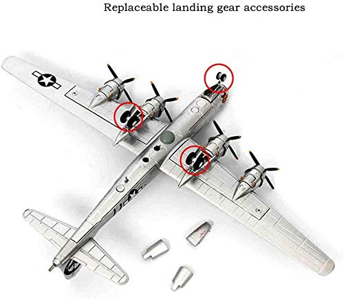 YZHM 1: 144 B29 Bomber Druckguss-Modellsatz, Zweiter Weltkrieg Terminator Fat Man Simulation Legierung Modell Spielzeug… – Bild 7