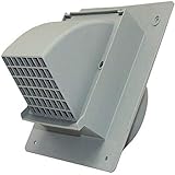 Speedi-Products EX-WCHD 06 6-Inch Diameter Heavy Duty Wall Cap, Gray