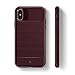 Caseology Vault for Apple iPhone Xs Case (2018) / for iPhone X Case (2017) - Rugged Matte Finish - Burgundy